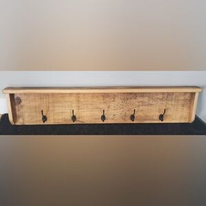 Handmade Solid Wood Jacket, Blanket, Towel Rack